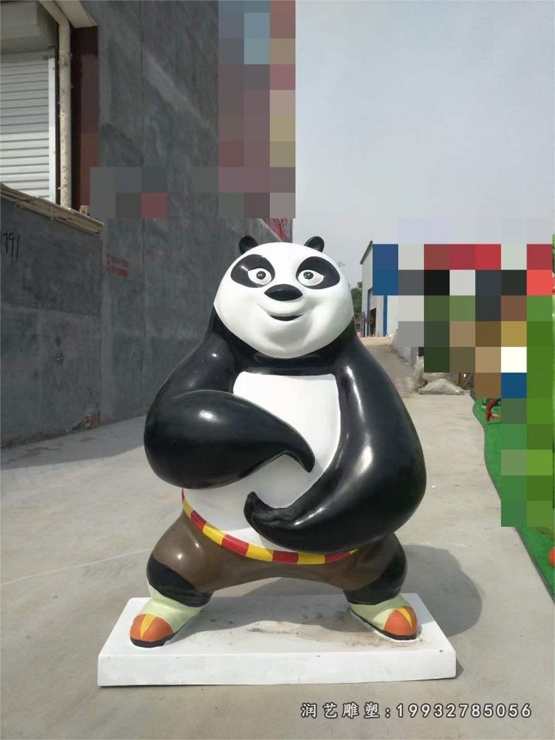 玻璃钢功夫熊猫雕塑的发展过程