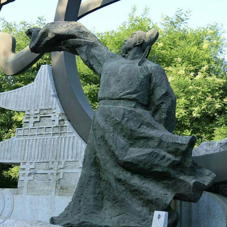 唐代李白石雕