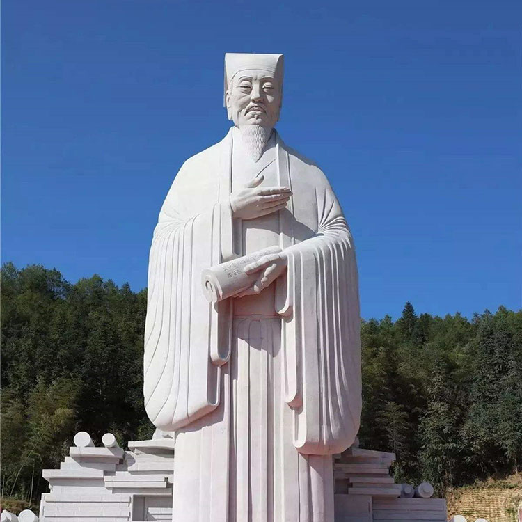 著名的思想家朱熹石雕