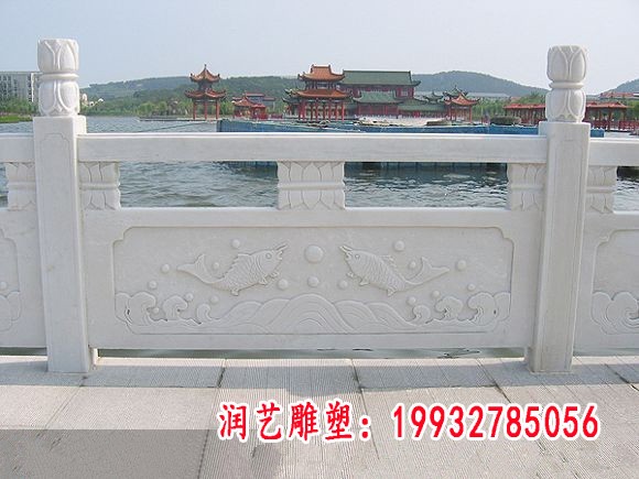 栏板石雕，石材栏板雕塑 