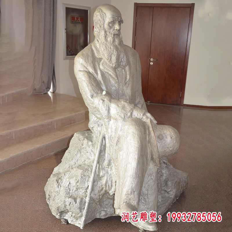达尔文石雕 (1)