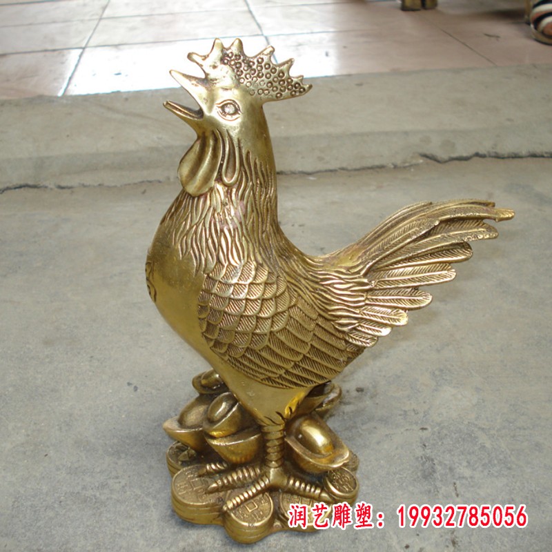 铜雕鸡 (1)