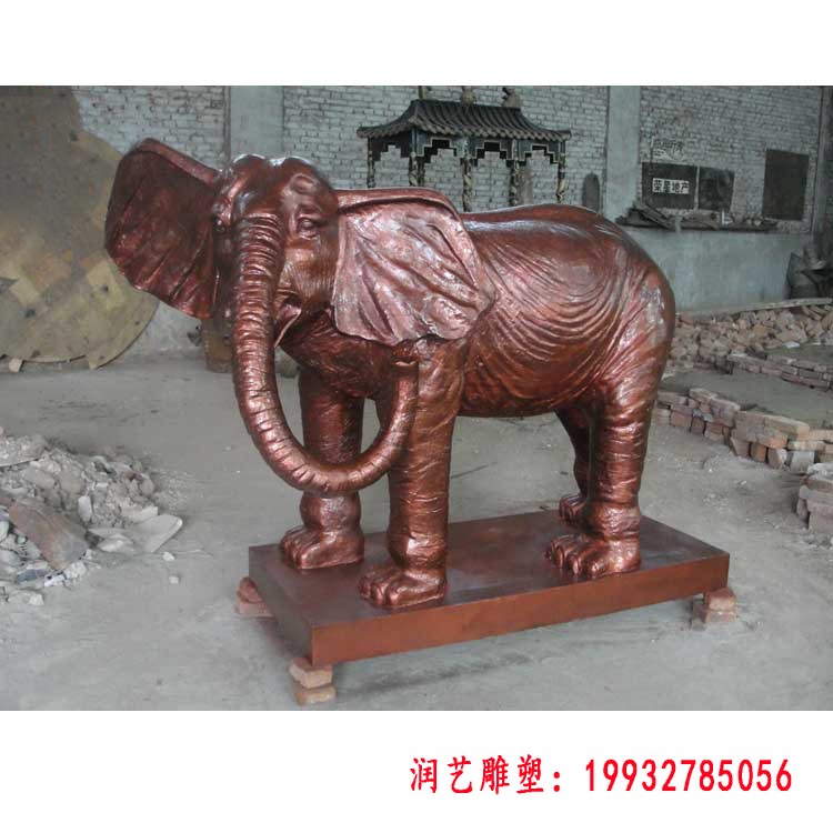 大象铜雕