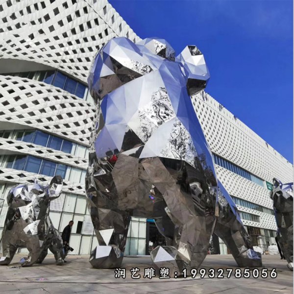 不锈钢狗雕塑  (1)[1]