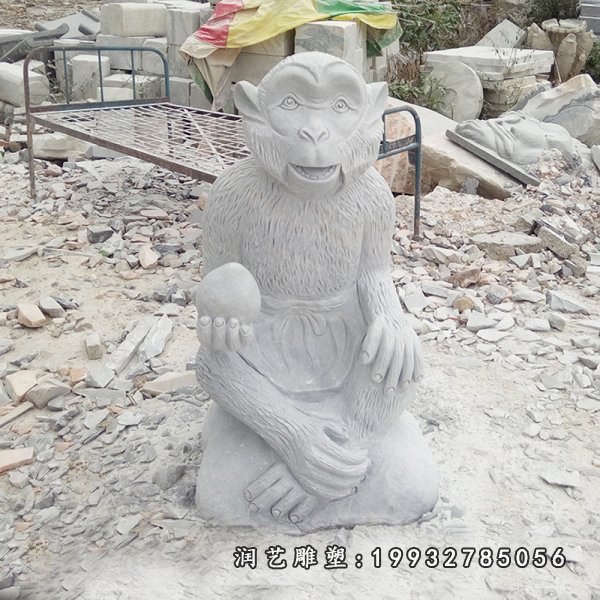 猴石雕 (9)