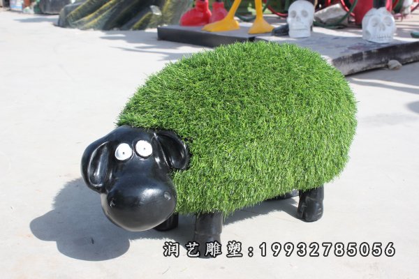 玻璃钢羊雕塑  (3)