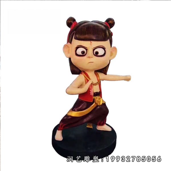 玻璃钢哪吒雕塑 (8)