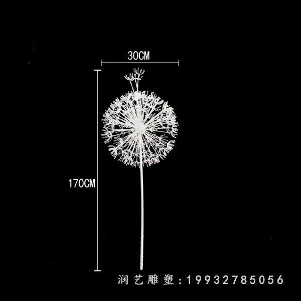 不锈钢蒲公英雕塑  (51)