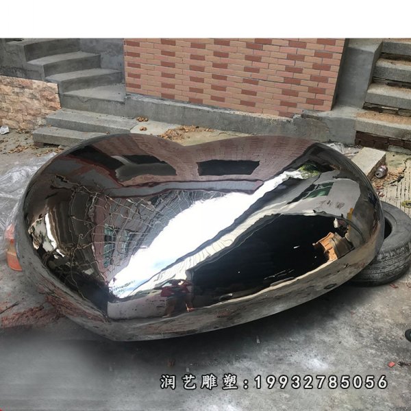 不锈钢心形雕塑 (28)