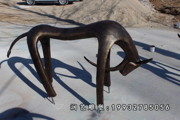  铜雕羊 (9)