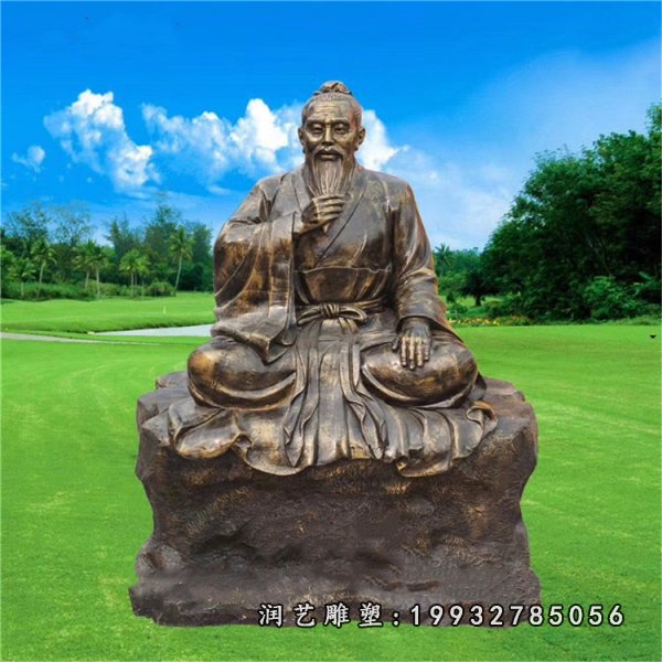 张仲景铜雕 (21)