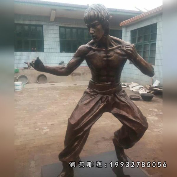李小龙铜雕 (7)