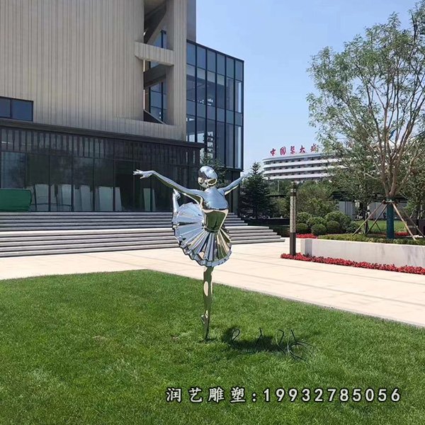 不锈钢跳舞雕塑 (5)
