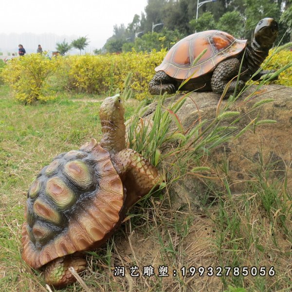 玻璃钢乌龟雕塑   (1)