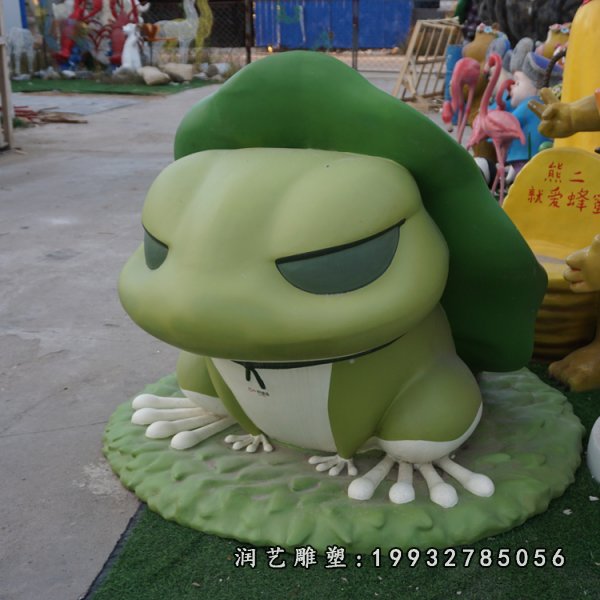 玻璃钢青蛙雕塑  (24)