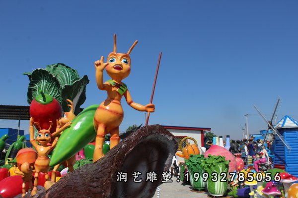 玻璃钢蚂蚁雕塑  (10)