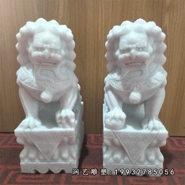 狮子动物石雕 (3)