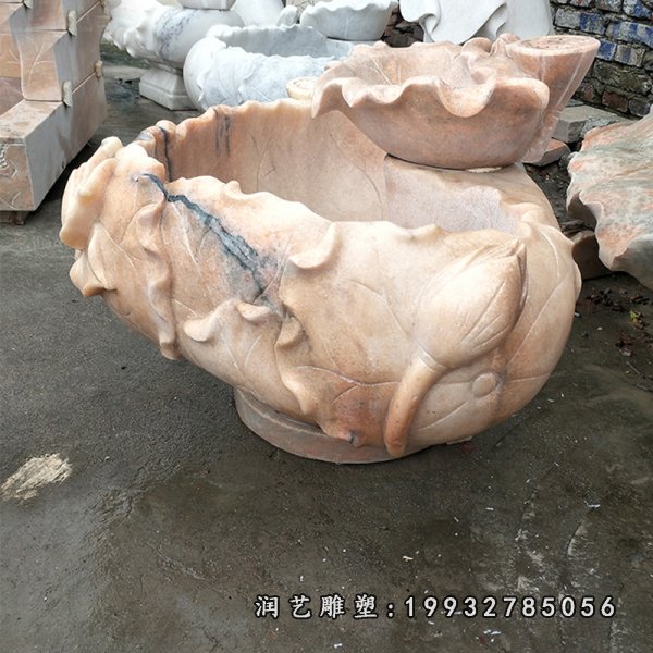 流水盆石雕 (8)