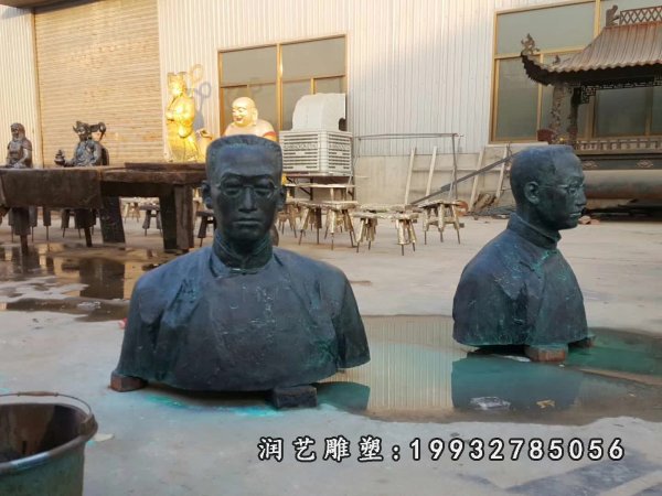 教育家陶行知铜雕  (5)