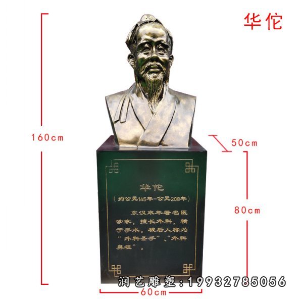 华佗铜雕 (13)