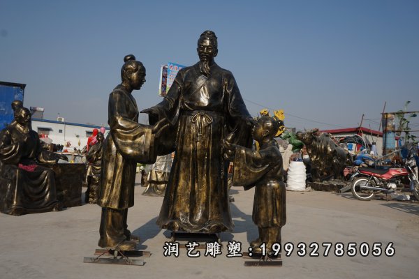孔融让梨铜雕塑  (5)
