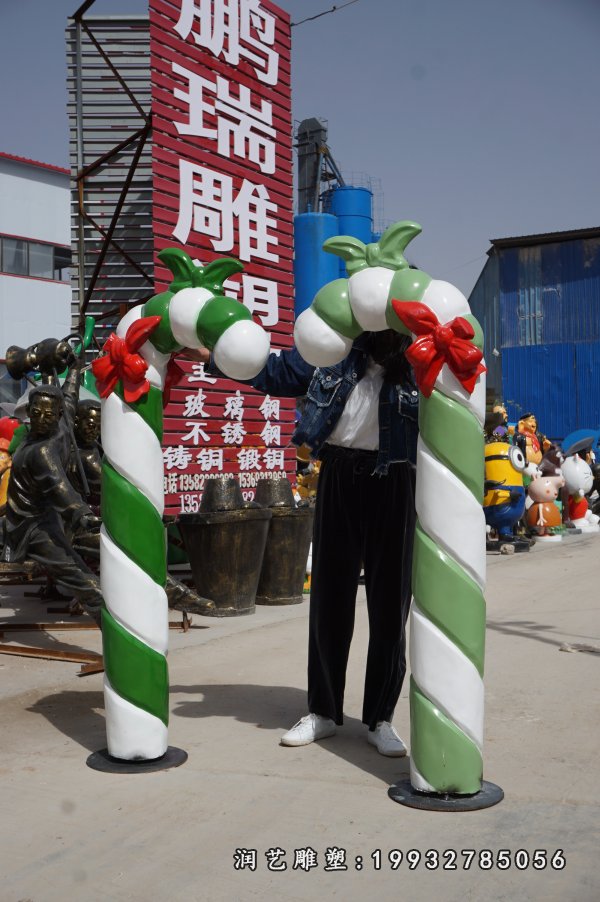玻璃钢棒棒糖雕塑  (7)