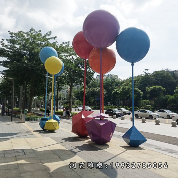 玻璃钢气球雕塑  (7)