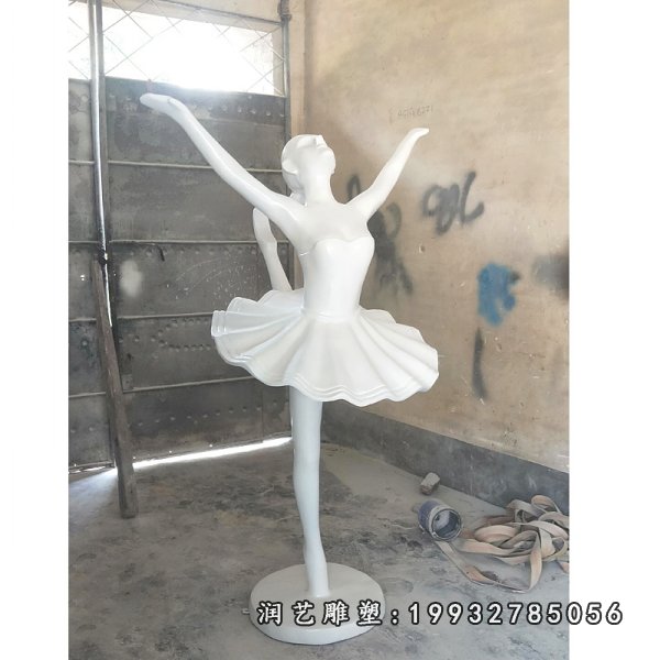 玻璃钢跳舞人物雕塑 (2)