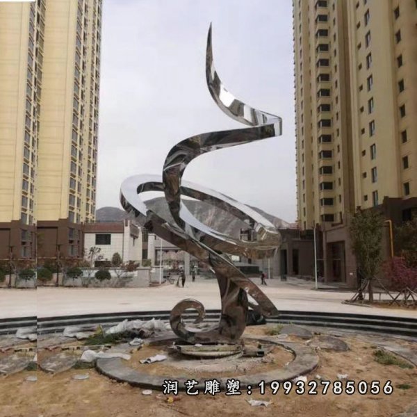 不锈钢螺旋雕塑  (10)