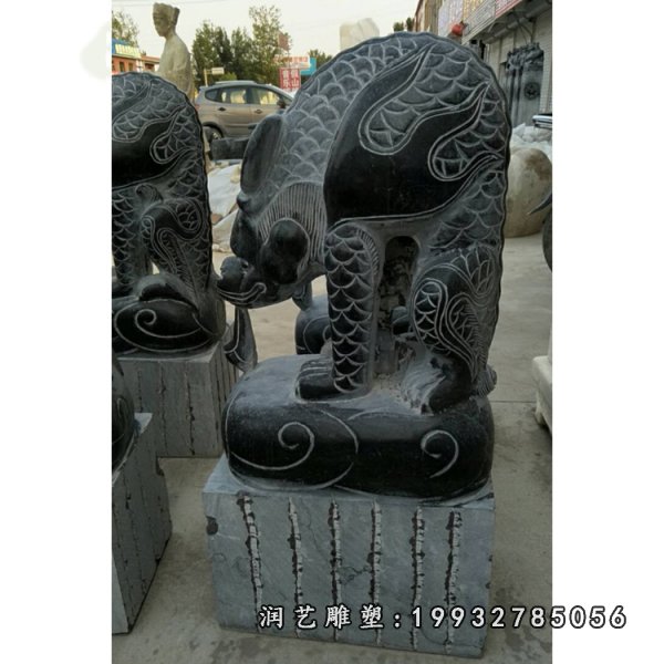 吸水兽石雕 (2)