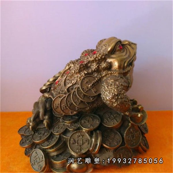 金蟾铜雕 (4)