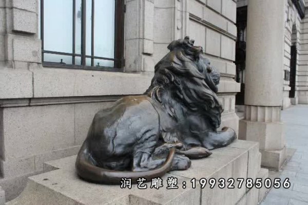 狮子铜雕 (12)