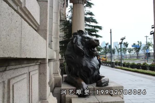 狮子铜雕 (16)