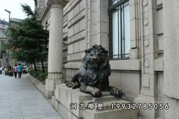 狮子铜雕 (15)