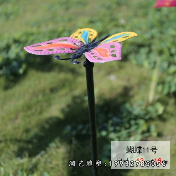 不锈钢蝴蝶动物雕塑 (16)