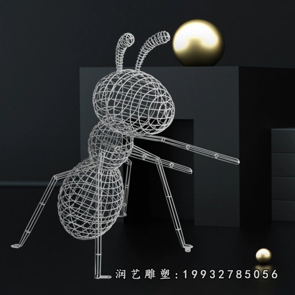 不锈钢蚂蚁雕塑 (15)