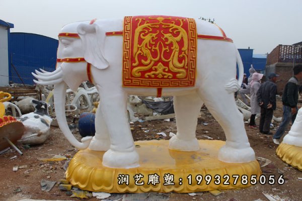 玻璃钢大象雕塑  (13)