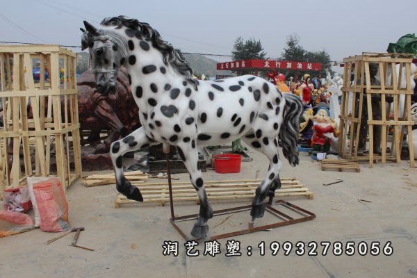 玻璃钢马雕塑  (20)