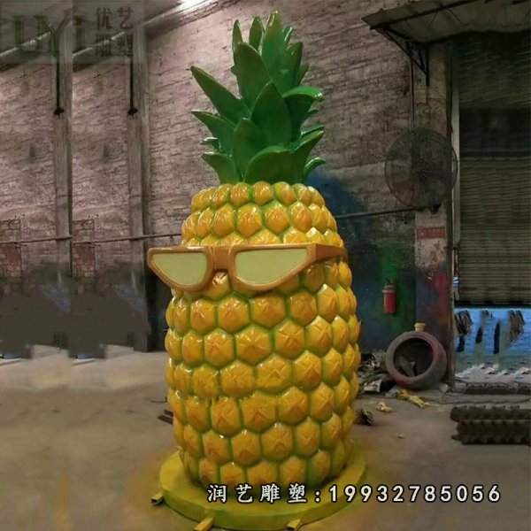 玻璃钢水果菠萝雕塑 (12)