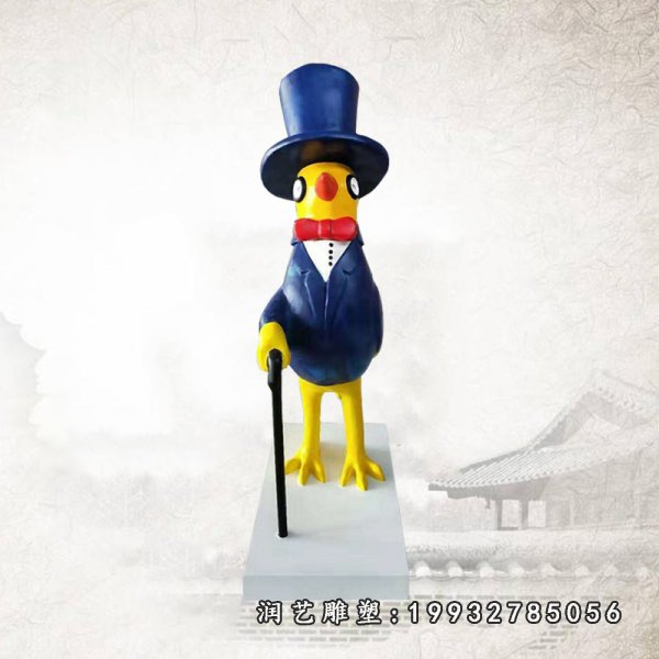 玻璃钢鸡雕塑 (27)