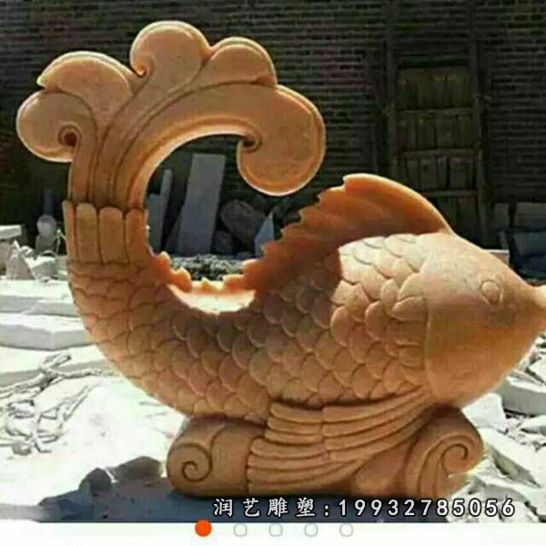 鱼石雕 (11)