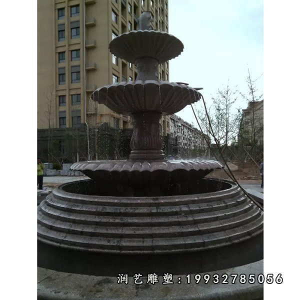 喷泉石雕 (19)
