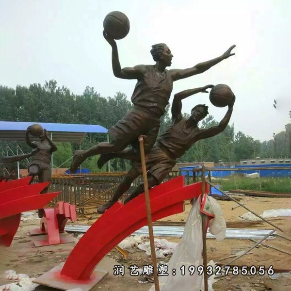运动人物铜雕 (17)