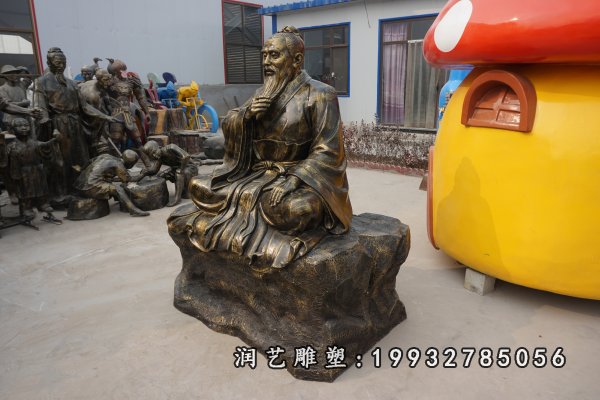 张仲景铜雕 (16)