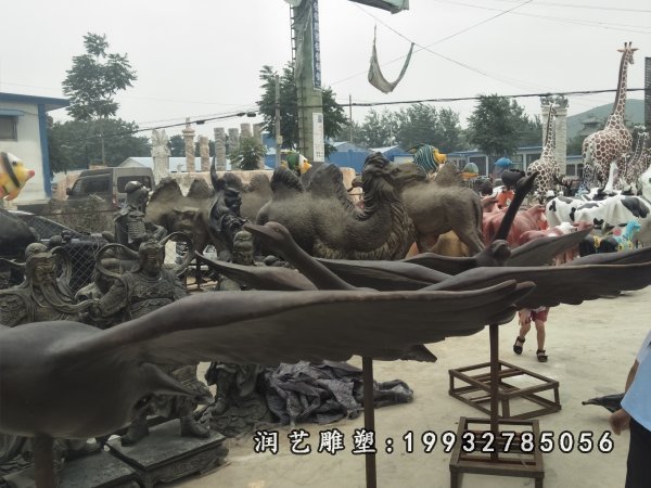 铜雕大雁 (19)