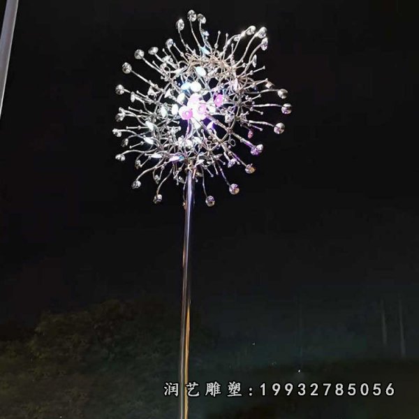 不锈钢向日葵雕塑  (7)