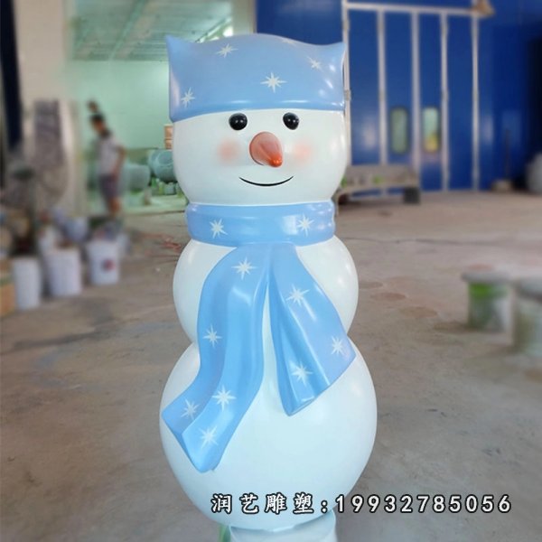 玻璃钢雪人雕塑  (13)
