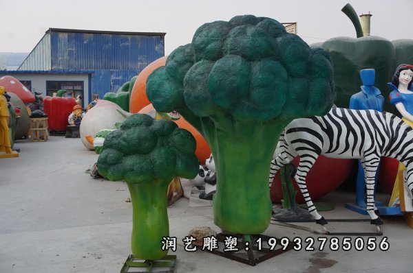 玻璃钢西兰花雕塑  (2)