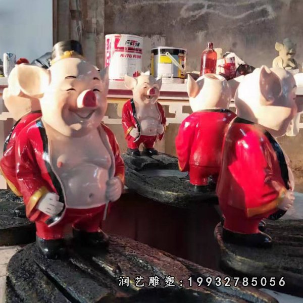 玻璃钢西游记雕塑 (23)