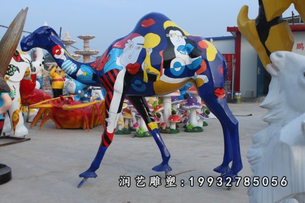玻璃钢骆驼雕塑  (12)